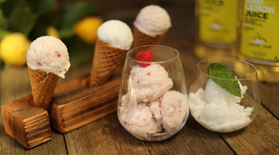 Apple Sorbet - A Summer Snow December Recipe